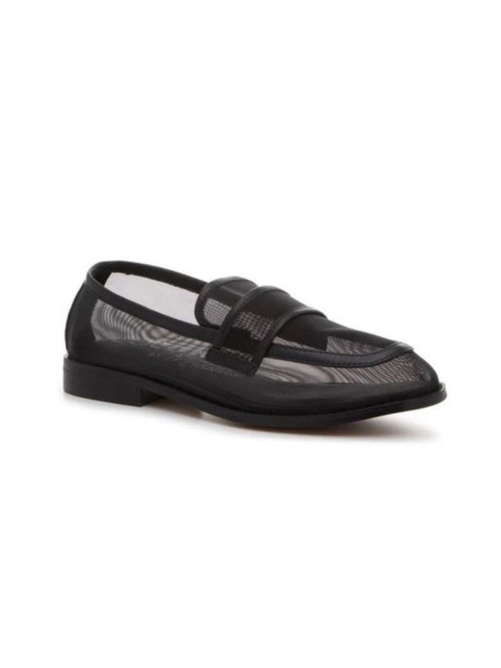 Coconuts by Matisse 8.5 Colby Mesh Loafers Womens Black Slip On See Through